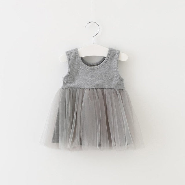 Sleeveless Baby Dresses Summer